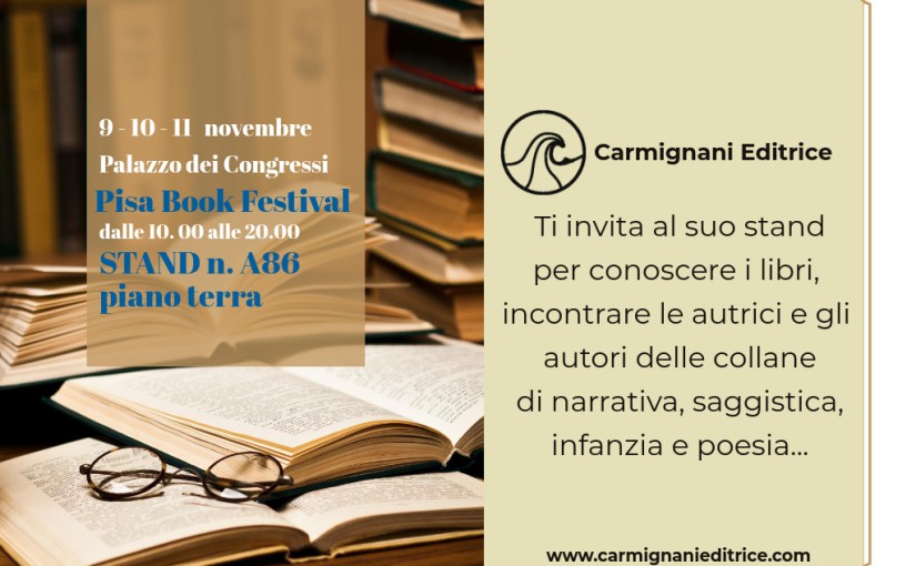 Andrea Falchi scrittore al Pisa Book Festival 2018